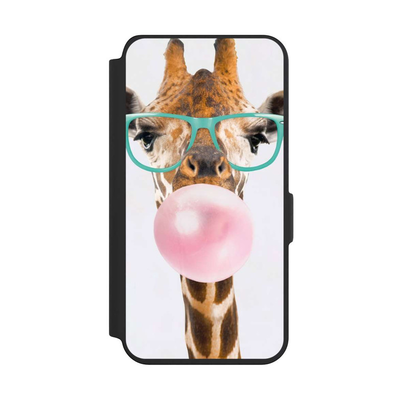 Galaxy S24 NIVOflip Giraffe mit Kaugummi