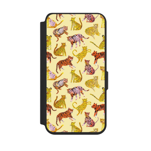 Samsung Galaxy S24 NIVOflip Tiger und Leoparden Savannah