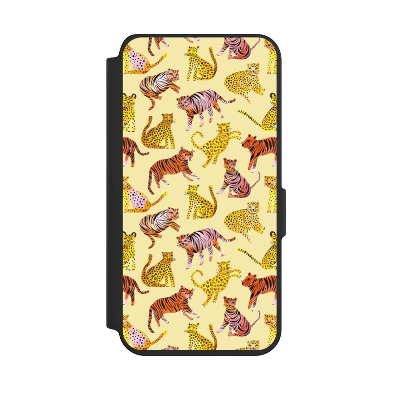 Galaxy S24 NIVOflip Tiger und Leoparden Savannah