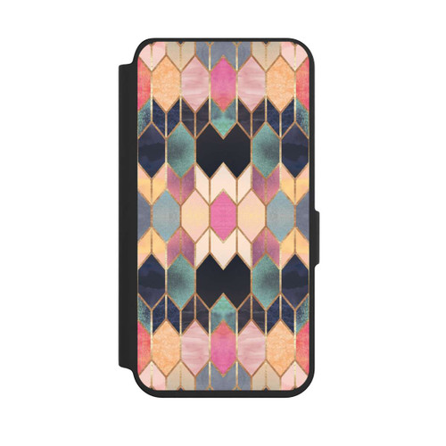 Samsung Galaxy S24 NIVOflip Bunte Glasscheibe