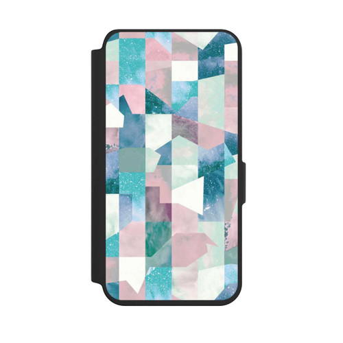 Samsung Galaxy S24 NIVOflip Collage Textur Pastell