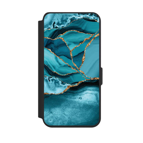 Samsung Galaxy S24 NIVOflip Ice Blue Marble Landscape