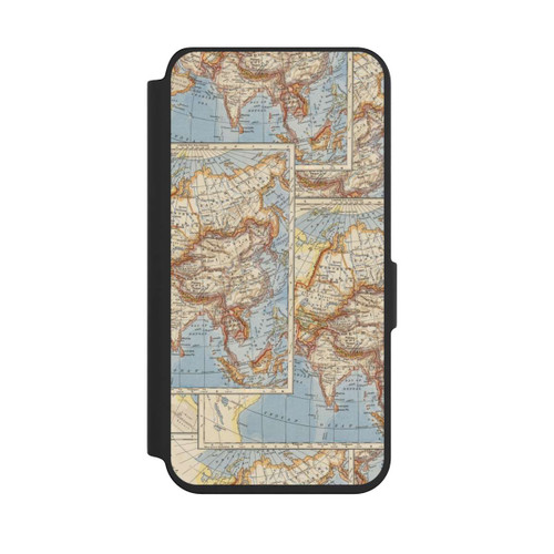 Samsung Galaxy S24 NIVOflip World Map Vintage