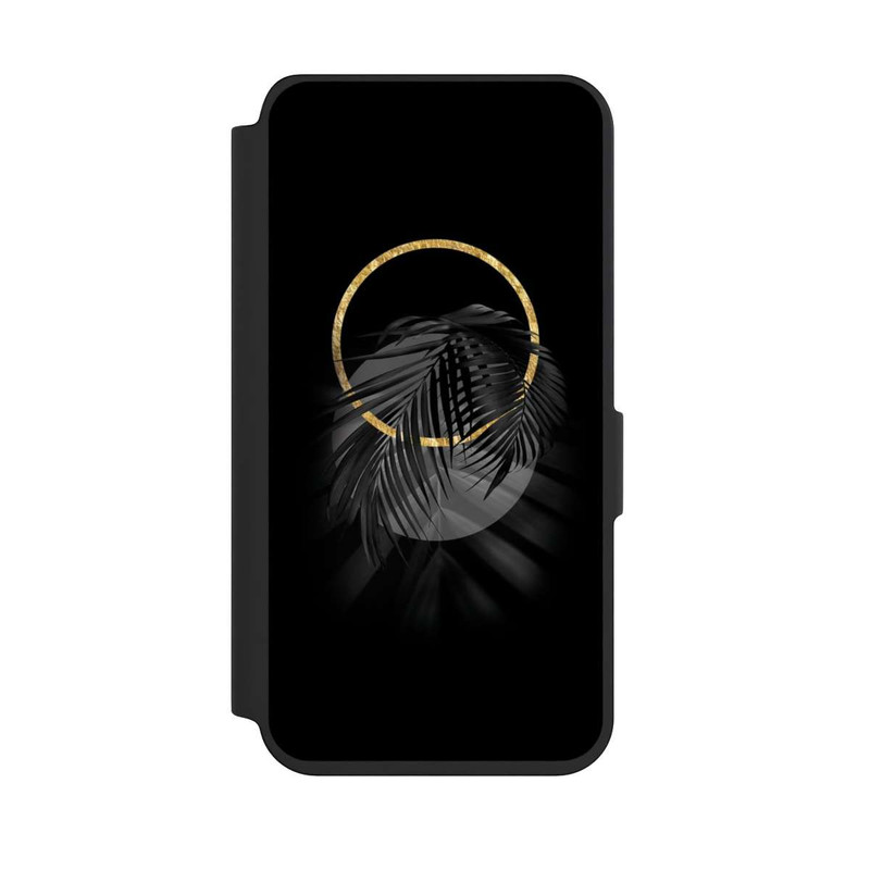 Galaxy S24 NIVOflip Black Tropical Leaf