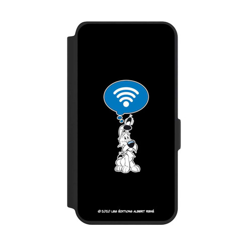 Samsung Galaxy S24 NIVOflip Idéfix WI-FI Sur Fond Noir