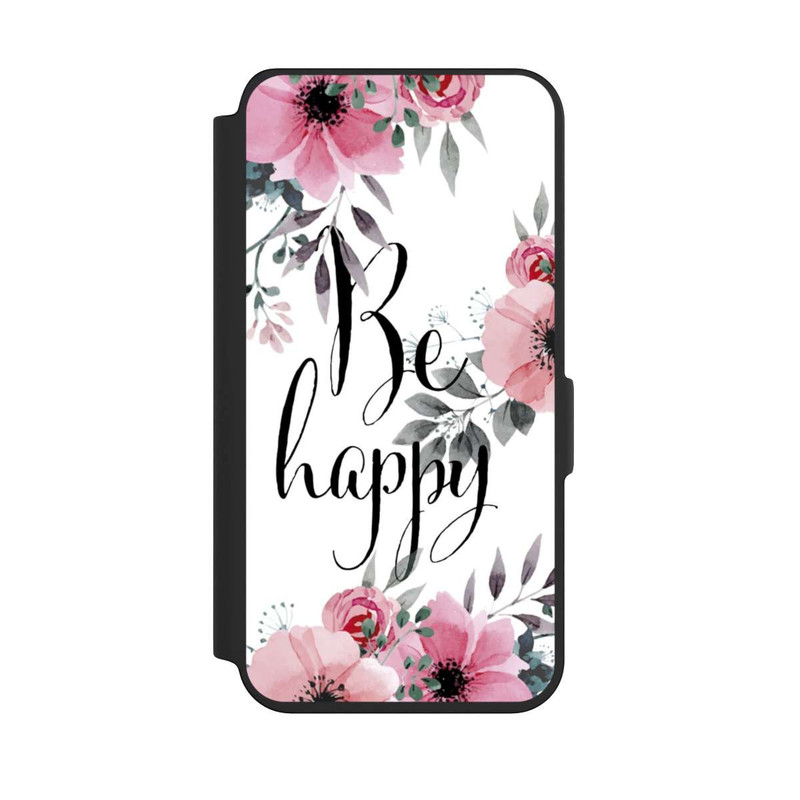 Galaxy S24 NIVOflip Be Happy Blumen