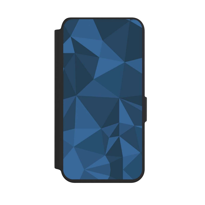 Galaxy S24 NIVOflip Polygon Pattern Blue