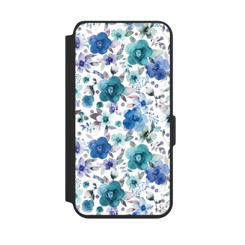 Samsung Galaxy S24 NIVOflip Winterblumensträuße Blau