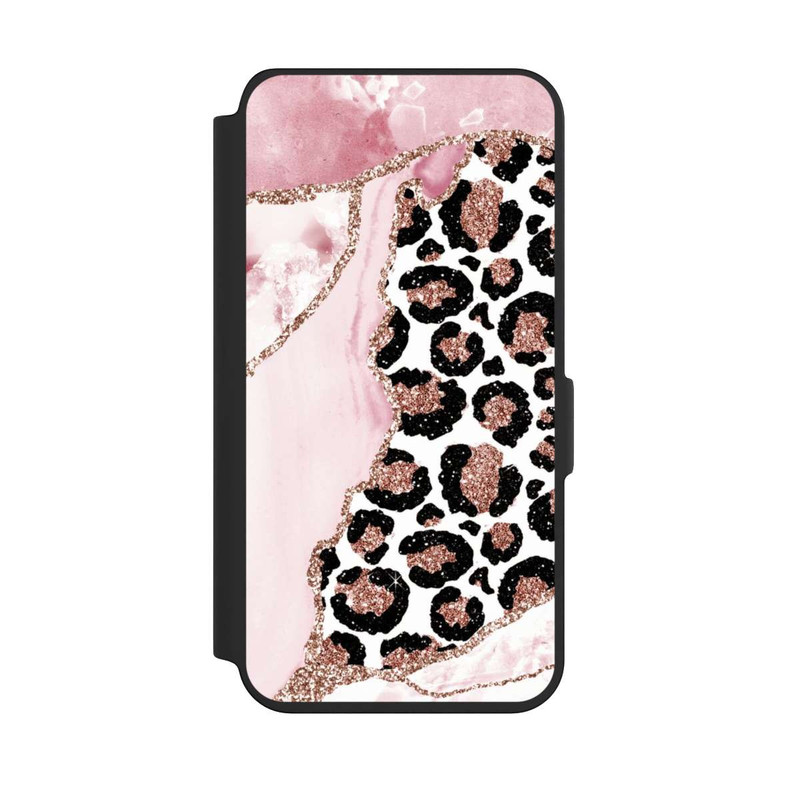 Galaxy S24 NIVOflip Motifs et textures rose lisse