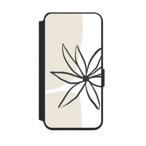 Samsung Galaxy S24 NIVOflip Blume und Creme