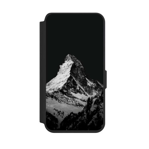 Samsung Galaxy S24 NIVOflip Snow Capped Mountains Grayscale
