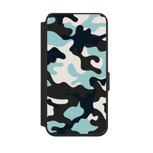 Samsung Galaxy S24 NIVOflip Blue Camouflage