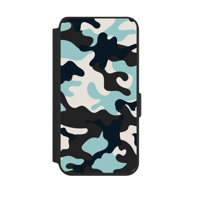 Galaxy S24 NIVOflip Camouflage Bleu
