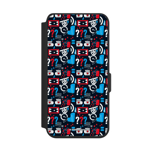 Samsung Galaxy S24 NIVOflip Drei Fragezeichen Wildes Muster