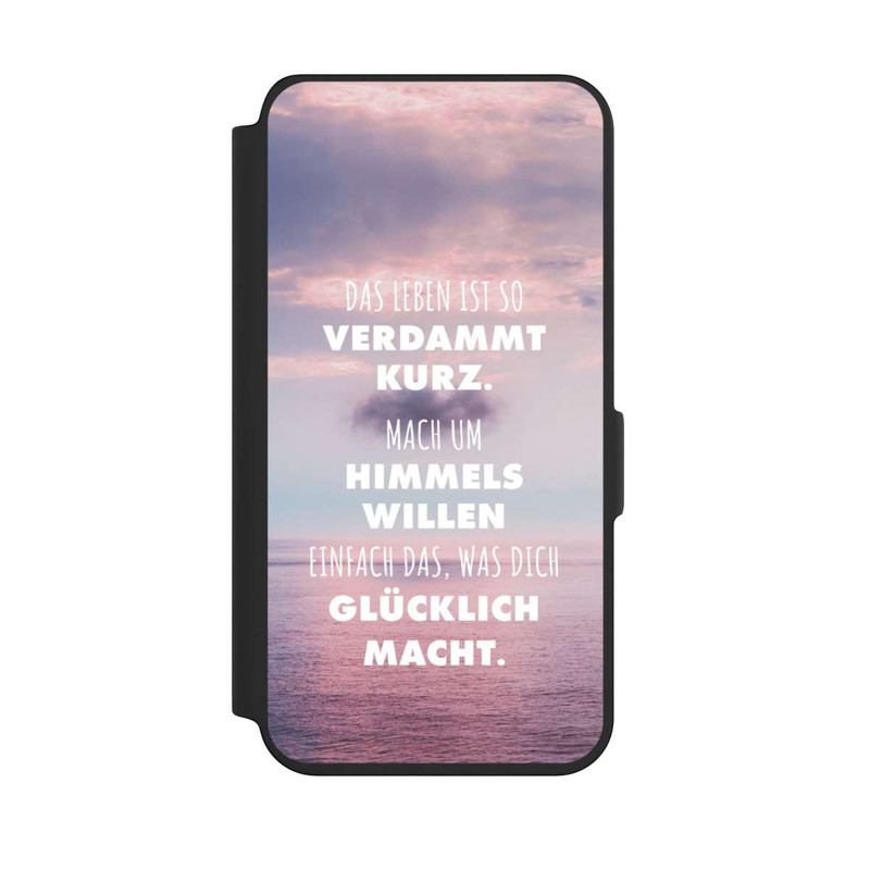 Galaxy S24 NIVOflip Das Leben Ist So Verdammt Kurz