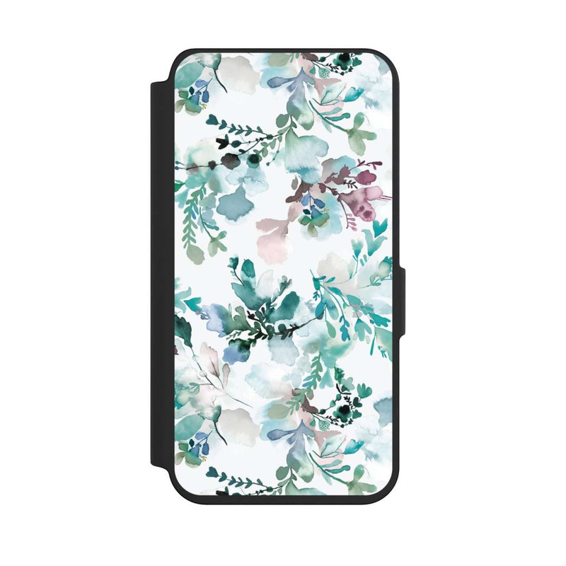 Galaxy S24 NIVOflip Zarte Herbstblumen Eukalyptus