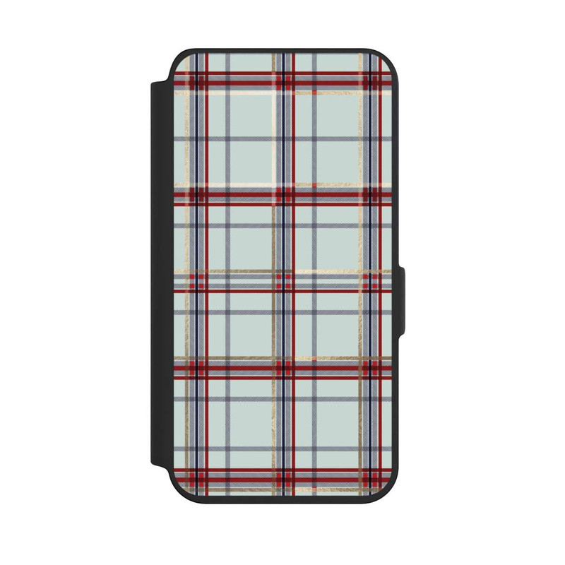 Galaxy S24 NIVOflip Tartan Bleu
