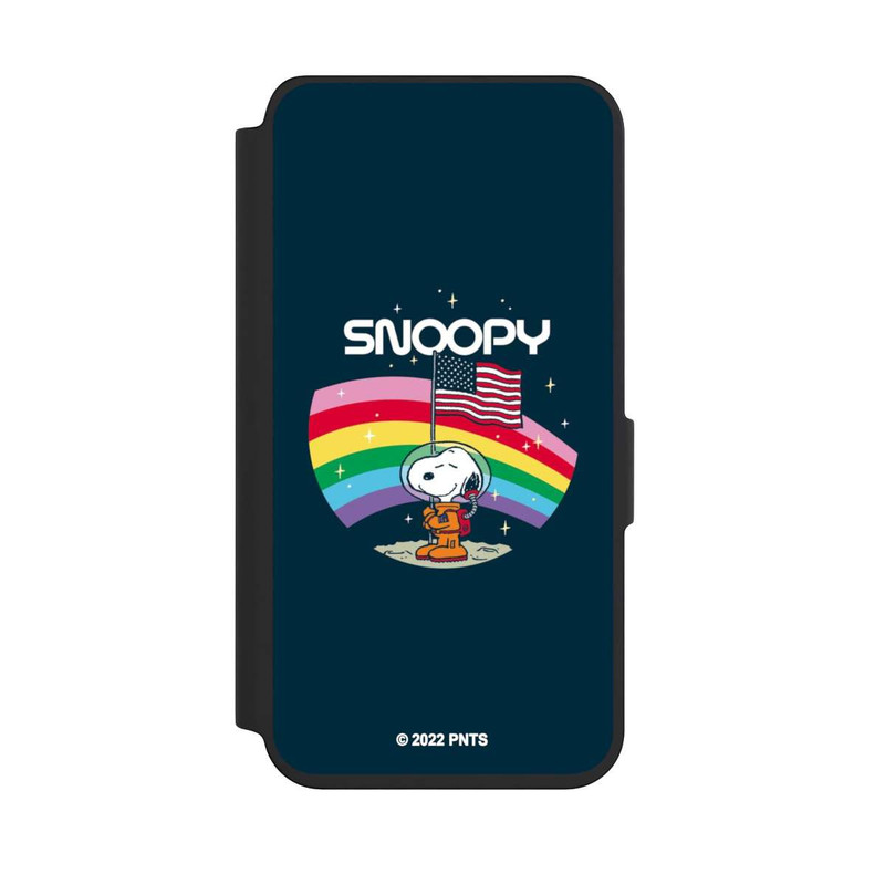 Galaxy S24 NIVOflip Snoopy Space Traveller Rainbow