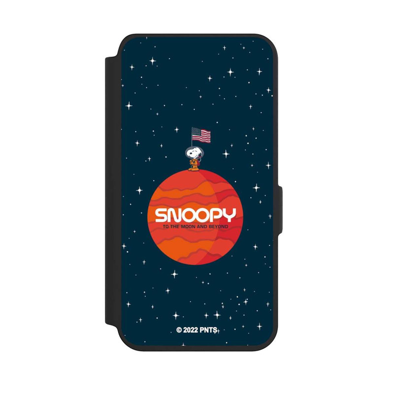 Galaxy S24 NIVOflip Snoopy Voyageur de l'espace Orange