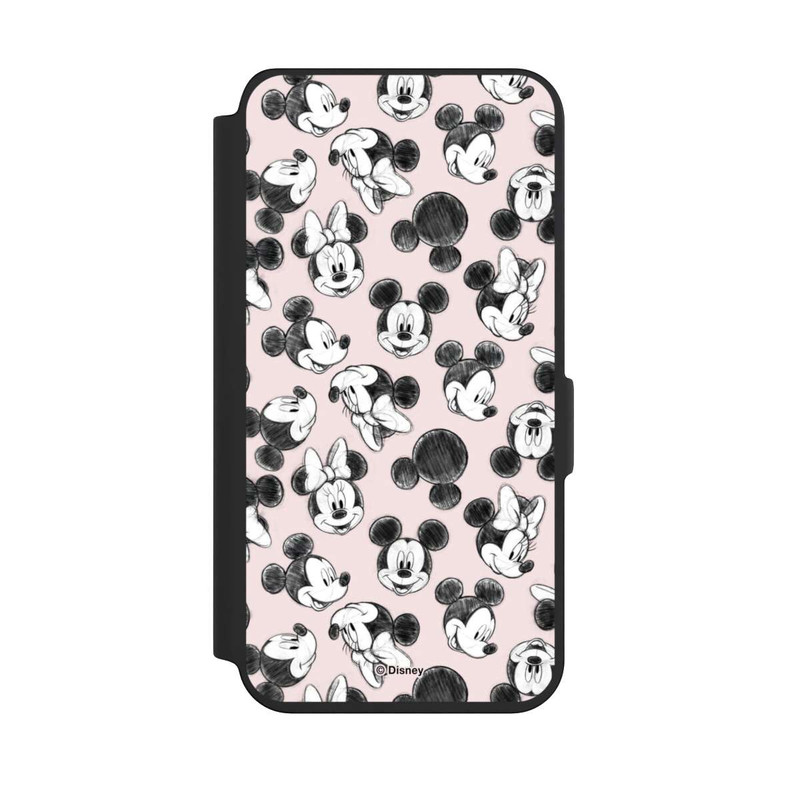 Galaxy S24 NIVOflip Minnie & Mickey Many Faces Pink