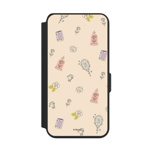 Samsung Galaxy S24 NIVOflip Princess Accessoires Pattern Beige Disney Princess 