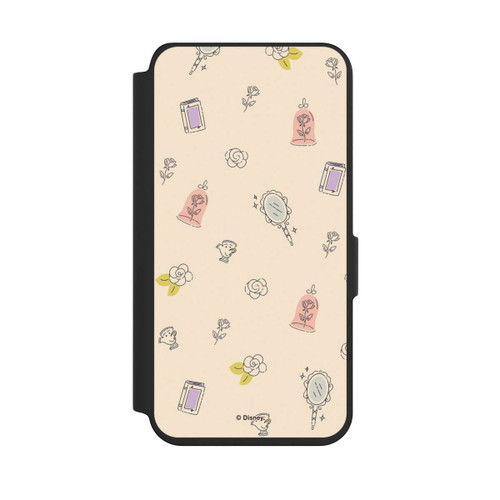 Samsung Galaxy S24 NIVOflip Princess Accessoires Pattern Beige Disney Princess 