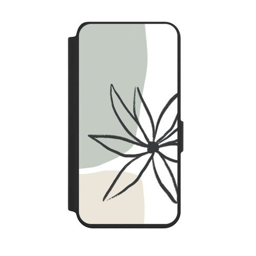 Samsung Galaxy S24 NIVOflip Blume Minze und Sahne