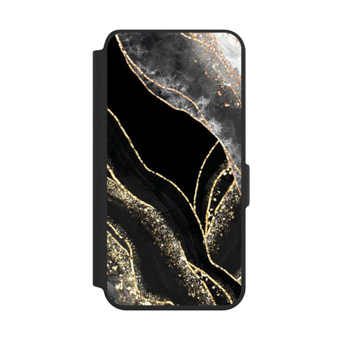 Samsung Galaxy S24 NIVOflip Dark Marble Gold
