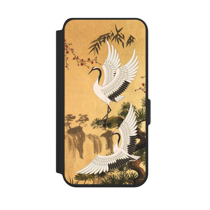 Galaxy S24 NIVOflip Grues Japonaises Or