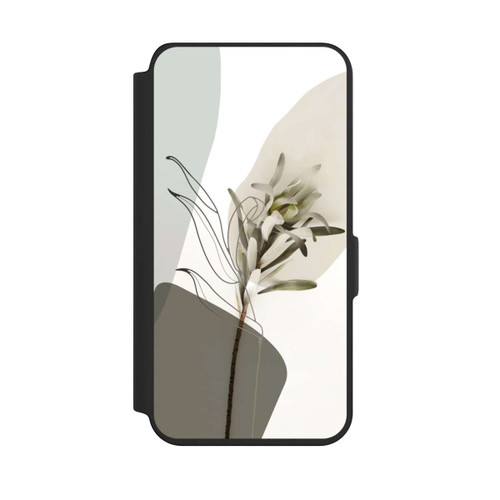 Samsung Galaxy S24 NIVOflip Boho Line Art Olivgrün