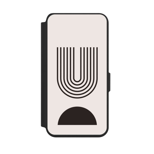 Samsung Galaxy S24 NIVOflip Moderne Kunst Schwarze Linien