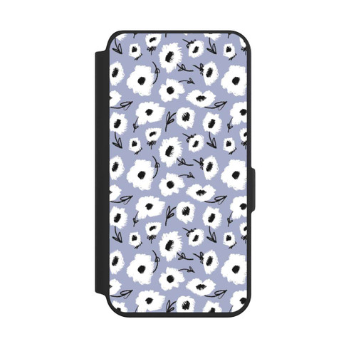Samsung Galaxy S24 NIVOflip Pattern Fleurs Lilas