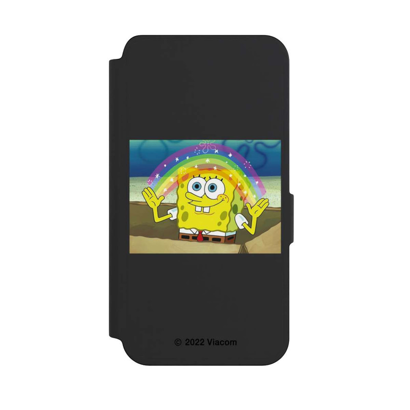 Galaxy S24 NIVOflip Spongebob - Regenbogen Meme transparent