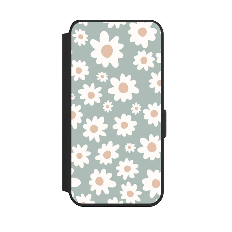 Galaxy S24 NIVOflip Marguerites Pattern Vert