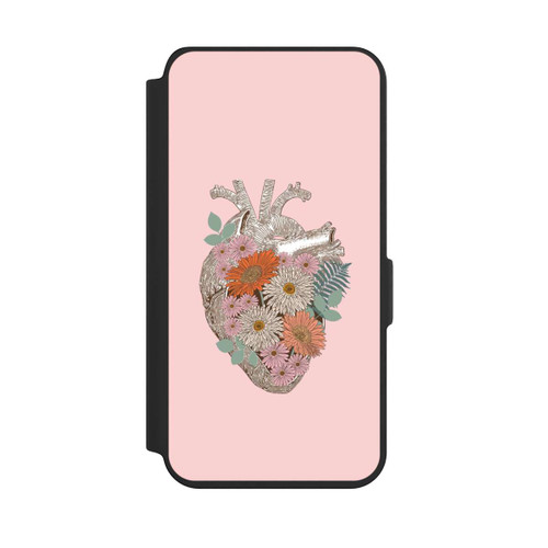 Samsung Galaxy S24 NIVOflip Florales Vintage-Herz