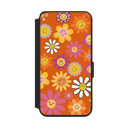 Samsung Galaxy S24 NIVOflip Smiles Orange Flowers