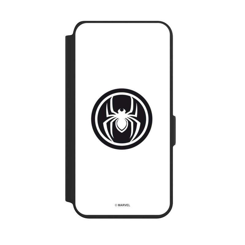Galaxy S24 NIVOflip Spider-Man Spider Logo White