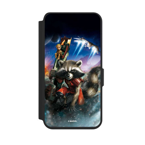 Samsung Galaxy S24 NIVOflip Rocket &amp; Baby Groot Guardians Of The Galaxy