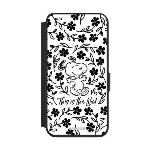 Samsung Galaxy S24 NIVOflip Snoopy Black and White This Is The Life