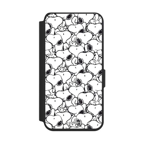 Samsung Galaxy S24 NIVOflip Snoopy Pattern Black And White