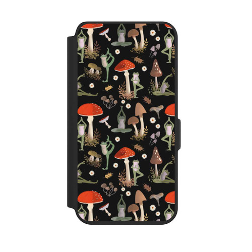 Samsung Galaxy S24 NIVOflip Yoga-Frösche mit Pilzen