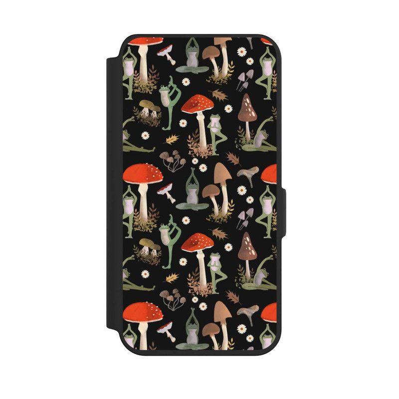 Galaxy S24 NIVOflip Yoga-Frösche mit Pilzen