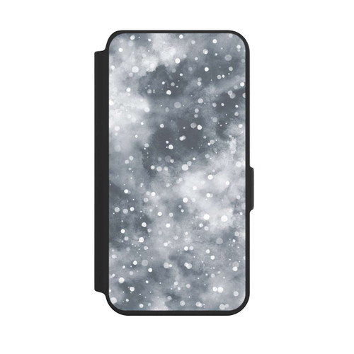 Samsung Galaxy S24 NIVOflip Abstrakter Winterschneehimmel