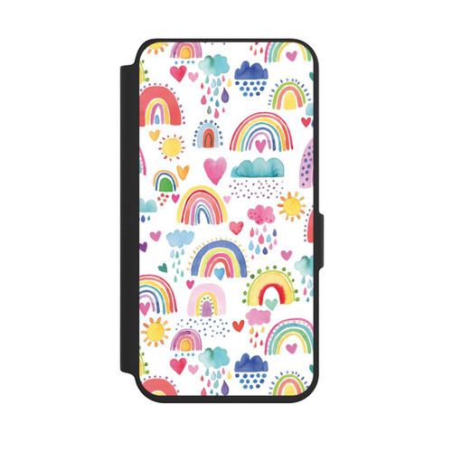 Samsung Galaxy S24 NIVOflip Schöne Regenbogen-Multi-Rot
