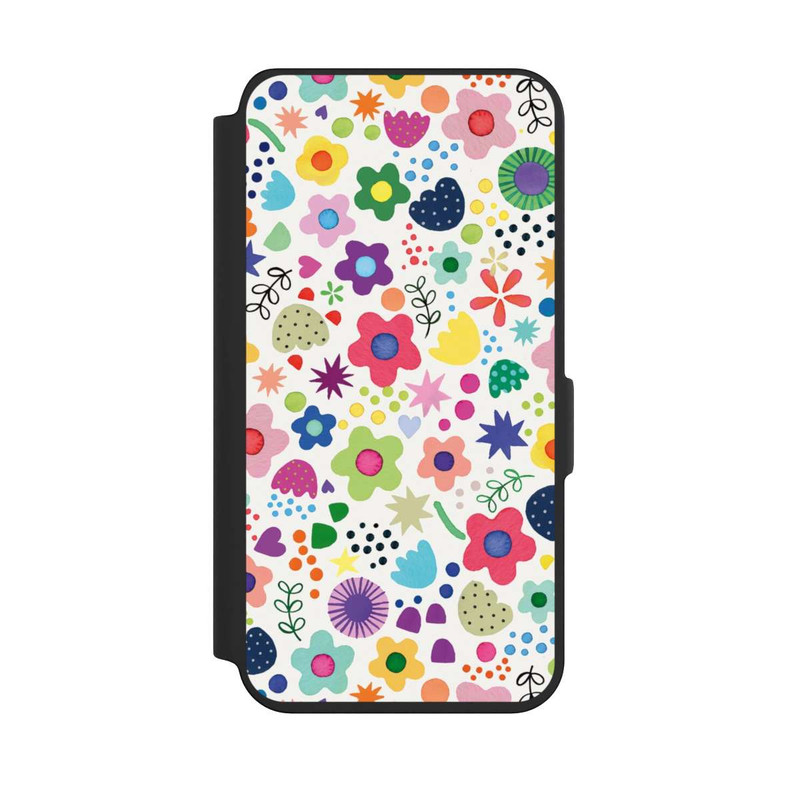Galaxy S24 NIVOflip Psychedelic Flowers Colorful
