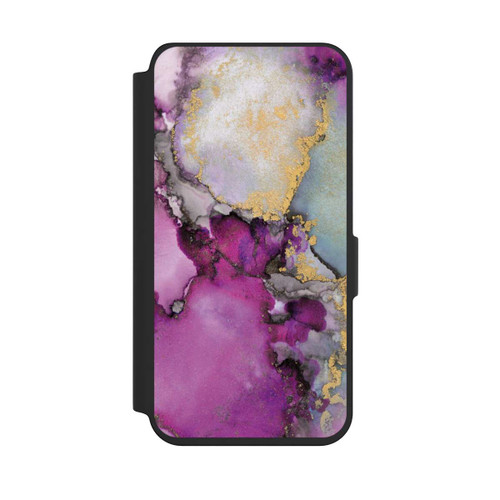 Samsung Galaxy S24 NIVOflip Alcohol Ink Art Pink