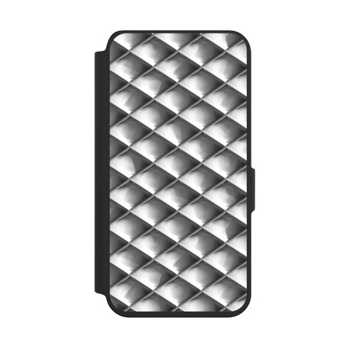 Samsung Galaxy S24 NIVOflip Glamour Silver Squares