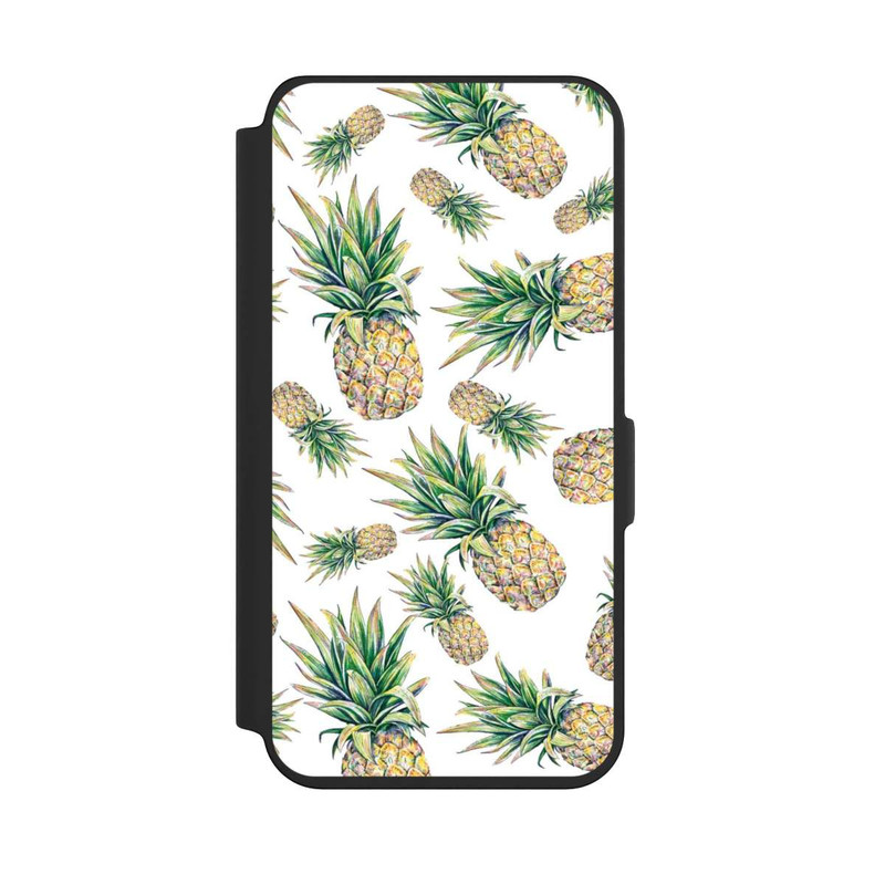 Galaxy S24 NIVOflip Pineapple-weißer Hintergrund 