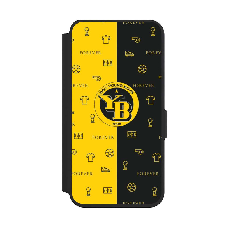 Galaxy S24 NIVOflip BSC YB Jaune Noir Motif