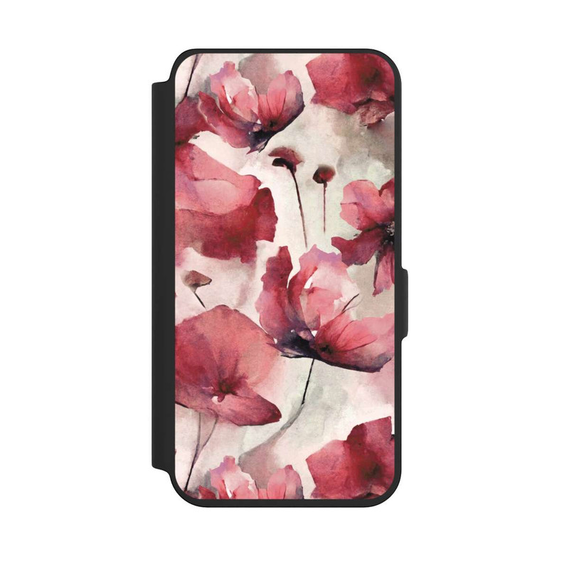 Galaxy S24 NIVOflip Coquelicots sauvages avec IA